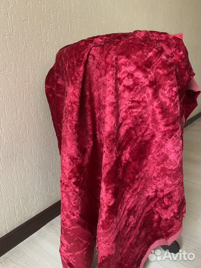 Бархат, сукно, плюш, сатин - куски. СССР. Винтаж