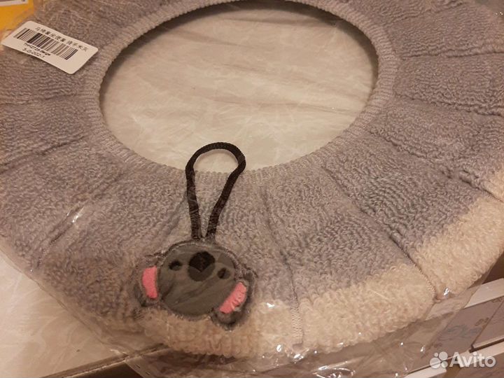 Мягкий махровый чехол на сидушку унитаза