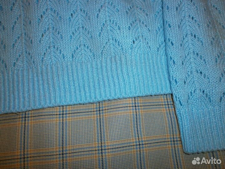 Две юбки в клетку из шерсти