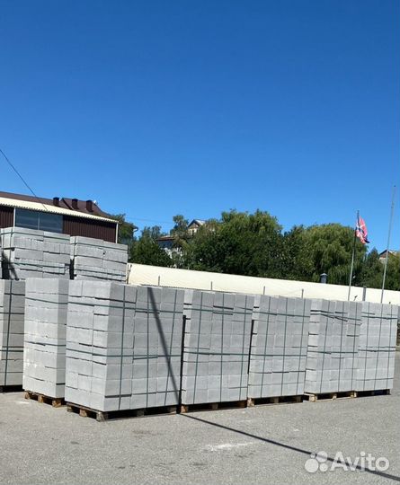 Пеплоблок М35 390х190х190