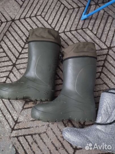 Сапоги теплые для рыбалки,работы и охоты