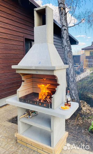 Мангал-печь. Гриль зона