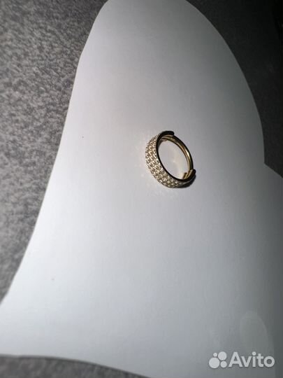 Кликер титан с фианитами