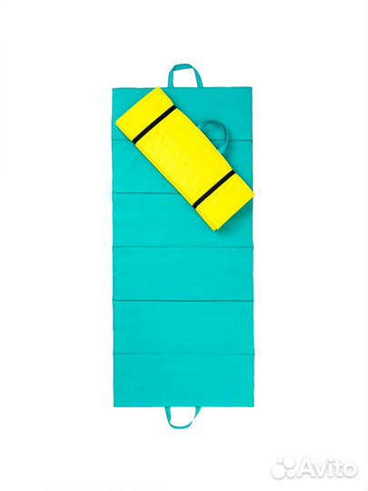 Спортивный коврик грязеотталкивающий бирюзовый