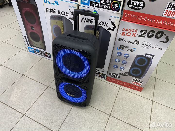 Колонка ElTronic 20-07 + 2 микрофона