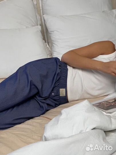 Пижамные штаны Closer синие L