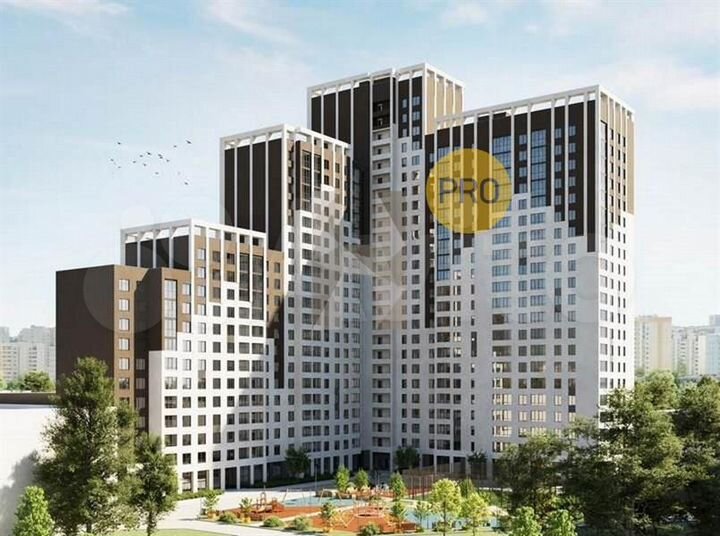 2-к. квартира, 59,9 м², 4/25 эт.