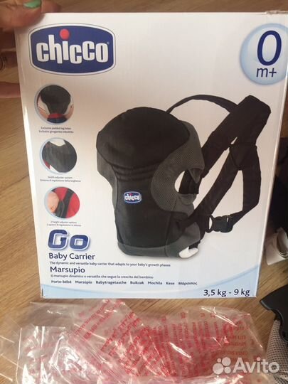 Сумка-переноска новая 0+ фирма Chicco