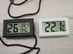 Цифровой термометр с ЖК экраном, выносной датчик