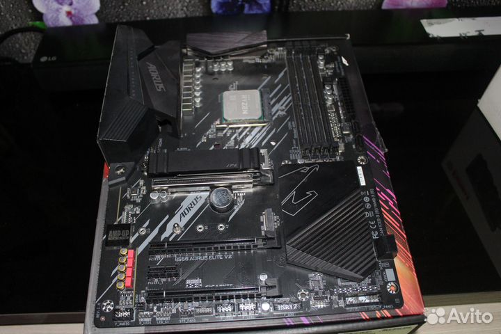 Комлект Ryzen 7 5800x Aorus B550 V2 Водянное охл