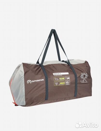 Продам палатку 4-местную Outventure Twin Sky 4