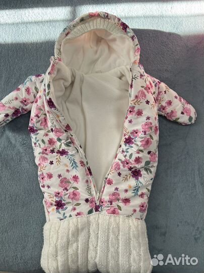 Комбинезон без ножек для новор девочки 56 р