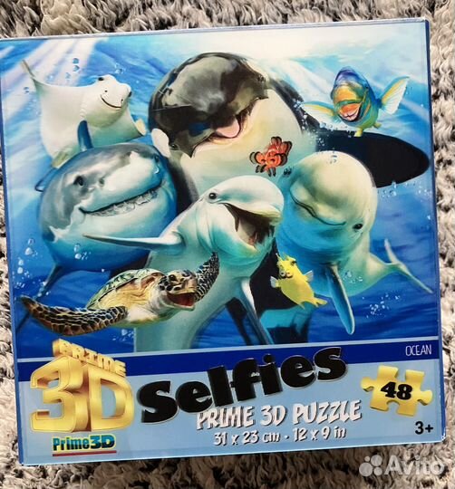 3D пазл голография объемный пазл эффект