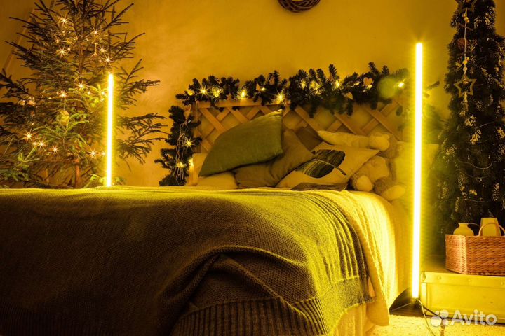 Лампа rgb угловой торшер