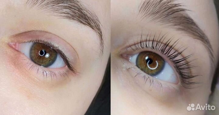 Ламинирование покраска ресниц + ботокс