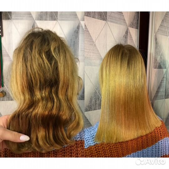 Кератиновое выпрямление