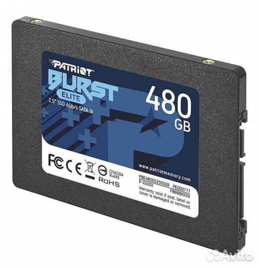 Новый SSD диск 128/240/256/480/512 Гб