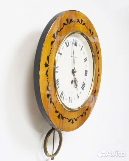 Часы настенные ходики Янтарь, рабочие с ключом, 19