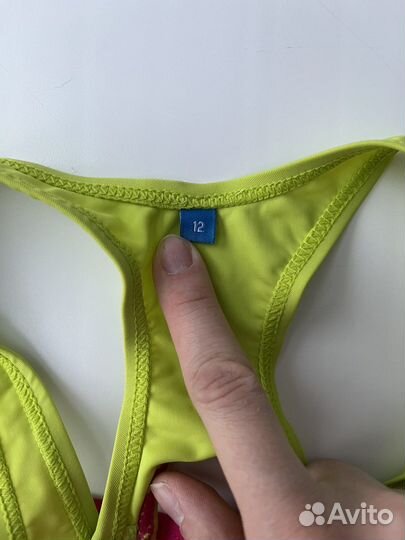 Новый детский купальник для бассейна розовый р-р12