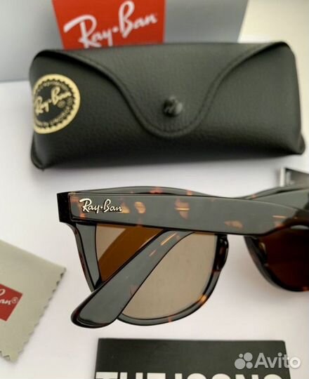 Солнцезащитные очки ray ban wayfarer 54 коричневые