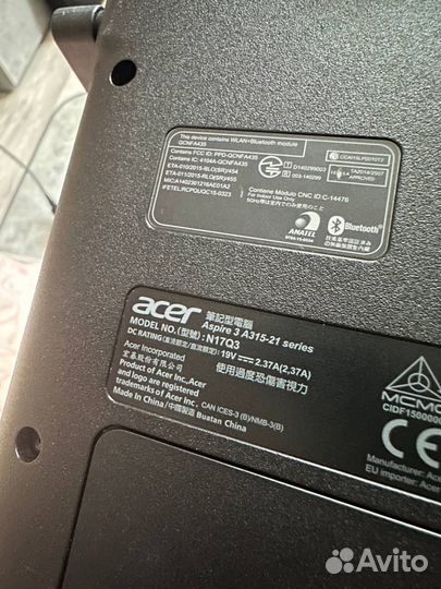Ноутбук acer aspire 3