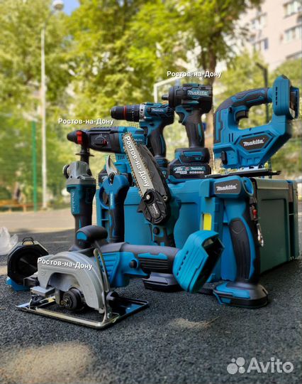 Набор аккумуляторного инструмента 10 в 1