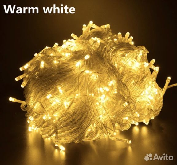 Гирлянда 100 м 800 лампочек новая