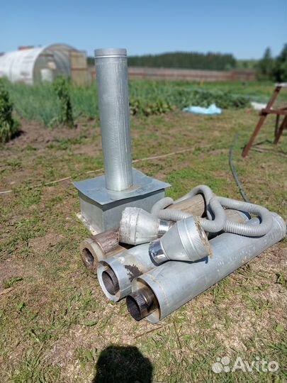 Трубы дымоходные, конус, короб и гофра