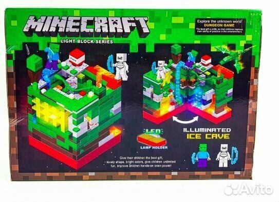 Конструктор Майнкрафт нападение на зеленую луну