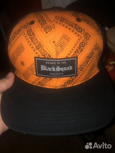 Бейсболка Black squad