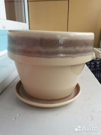 Керамический горшок для цветов