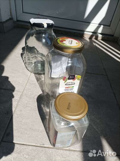 Банка 3л стекл винт Греция. Доставка