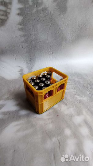 Ящик для батареек аа, ааа, 18650, крона