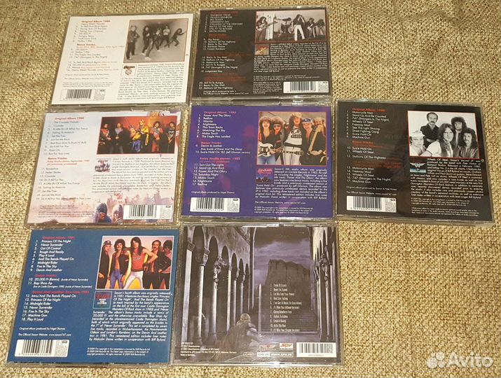 Saxon диски 12 cd