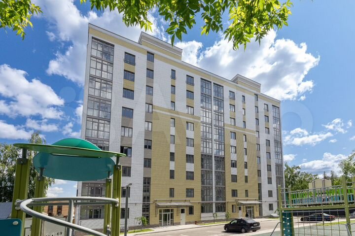 2-к. квартира, 69,2 м², 6/9 эт.