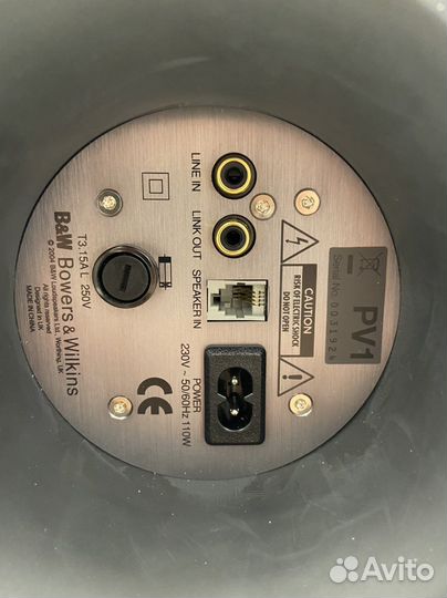 Bowers & Wilkins b&w pw1 пв1 subwoofer сабвуфер