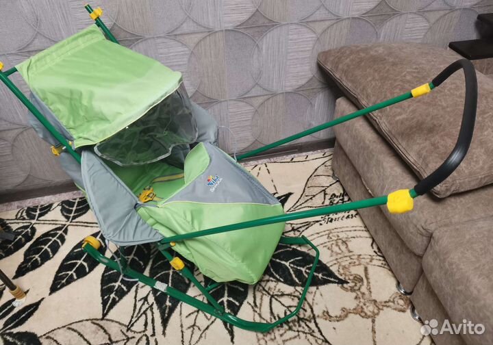 Детские санки коляска