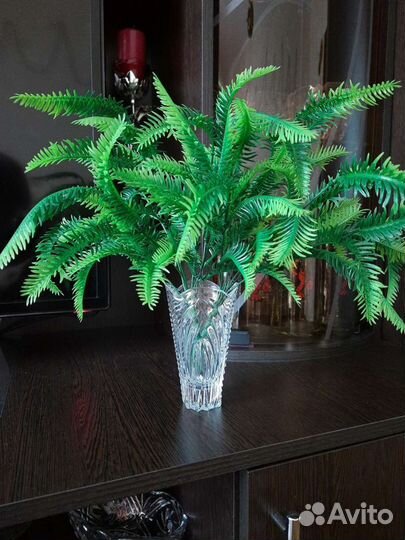 Ваза для цветов хрустальная