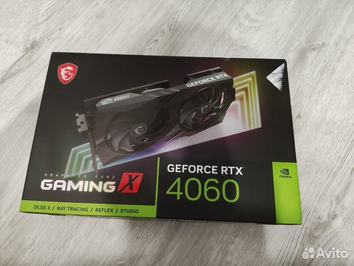 Видеокарта rtx 4060 MSI Gaming X 8GB