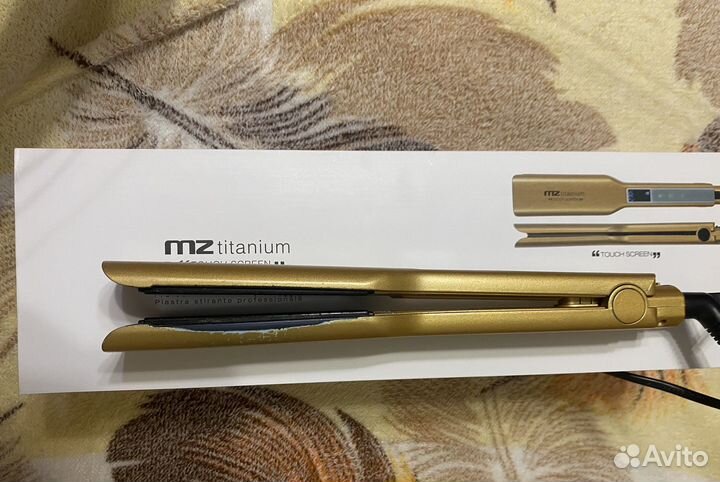 Утюжок mz titanium с широкими пластинами