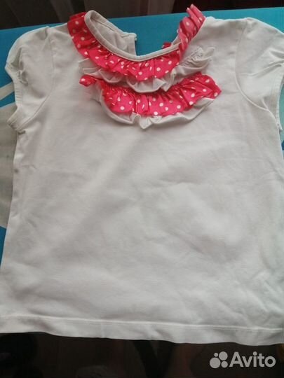 Футболки для девочки 110-116 см