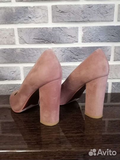 Туфли женские новые 34 размер, натуральная замша