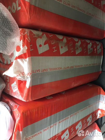 Утеплитель rockwool лайт баттс 100x60х10см 5шт/уп