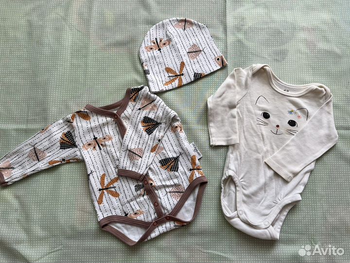 Вещи пакетом для девочки 56 62