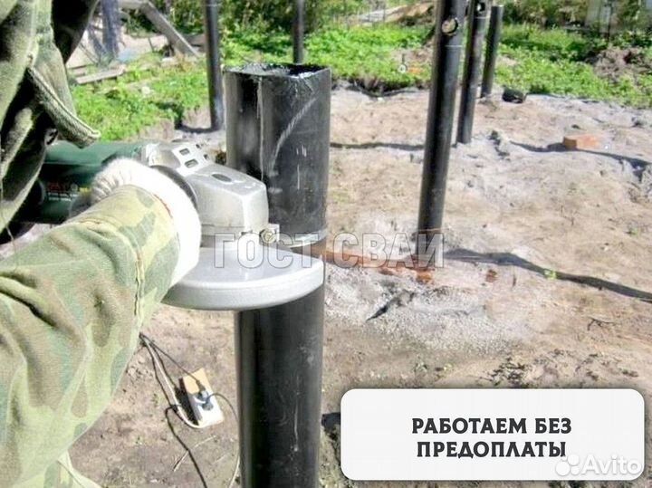 Сваи винтовые для фундамента. Монтаж 1-2 дня