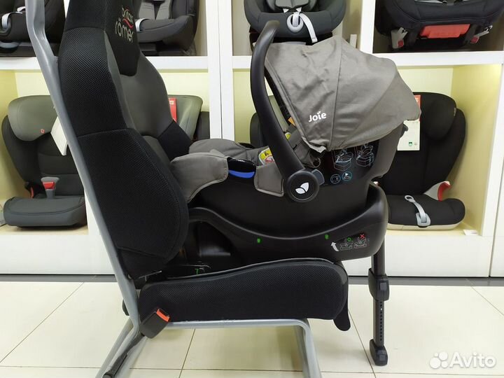 Автолюлька Joie Gemm Foggy Grey 0-15 мес + База
