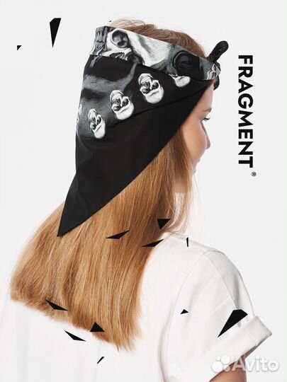 Платок бандана Малые черепа