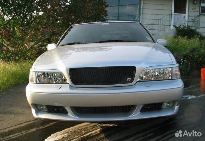 Накладка на передний бампер Volvo V70 2 (2000-2007