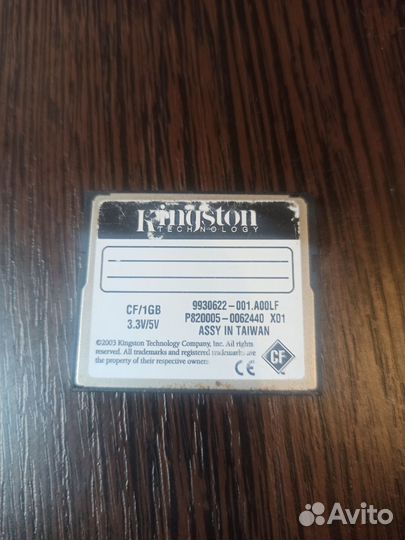 Карта памяти compact flash (cf) 32 gb, 1 gb, 2 gb