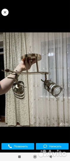 Люстра потолочная бу